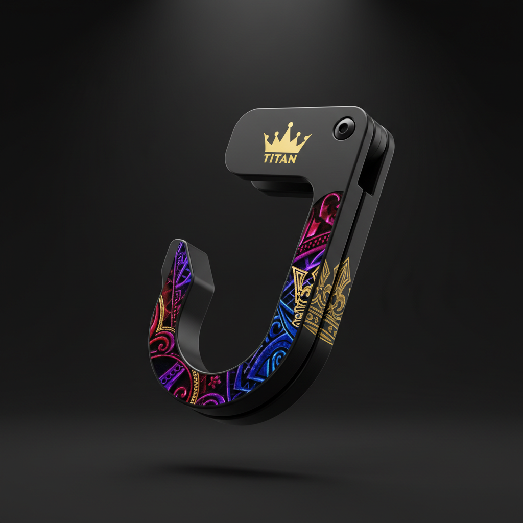 TITAN Gym Bag Hook Hanger - Crown Edition
