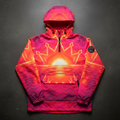TITAN Men's Neon Sunset Crown Anorak — Golden Hour SWAG Edition