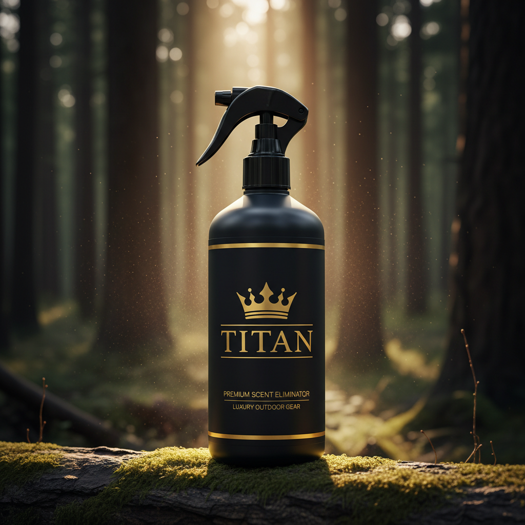 TITAN Pro Hunting Scent Eliminator Spray 32oz Black & Gold