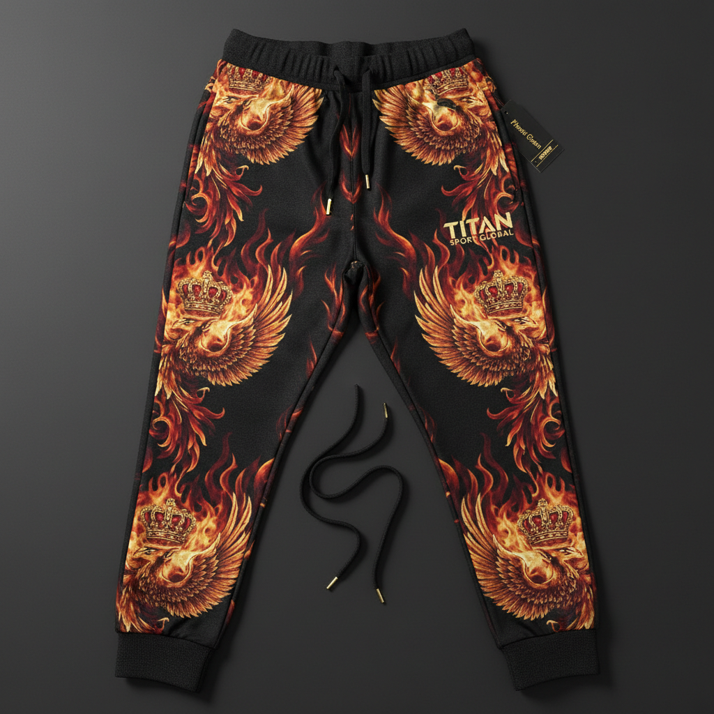TITAN Kids Phoenix Crown Joggers flat lay