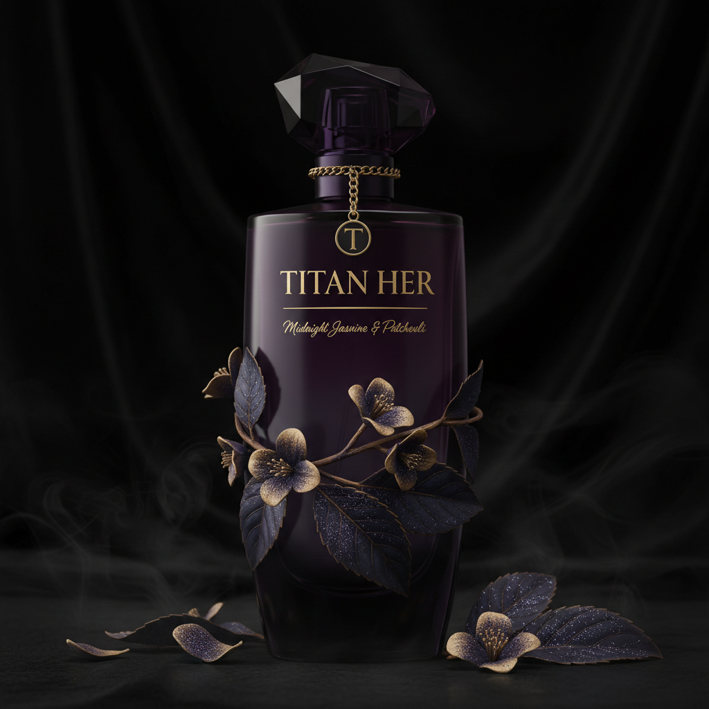 TITAN HER Midnight Jasmine & Patchouli Fragrance Bottle