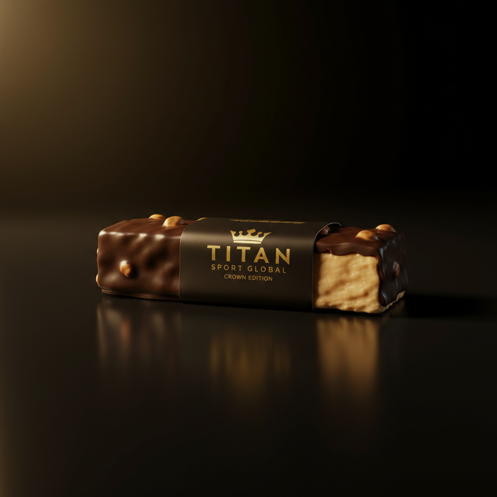 TITAN Crown Dark Chocolate Cashew Butter Protein Bar - Crown Edition