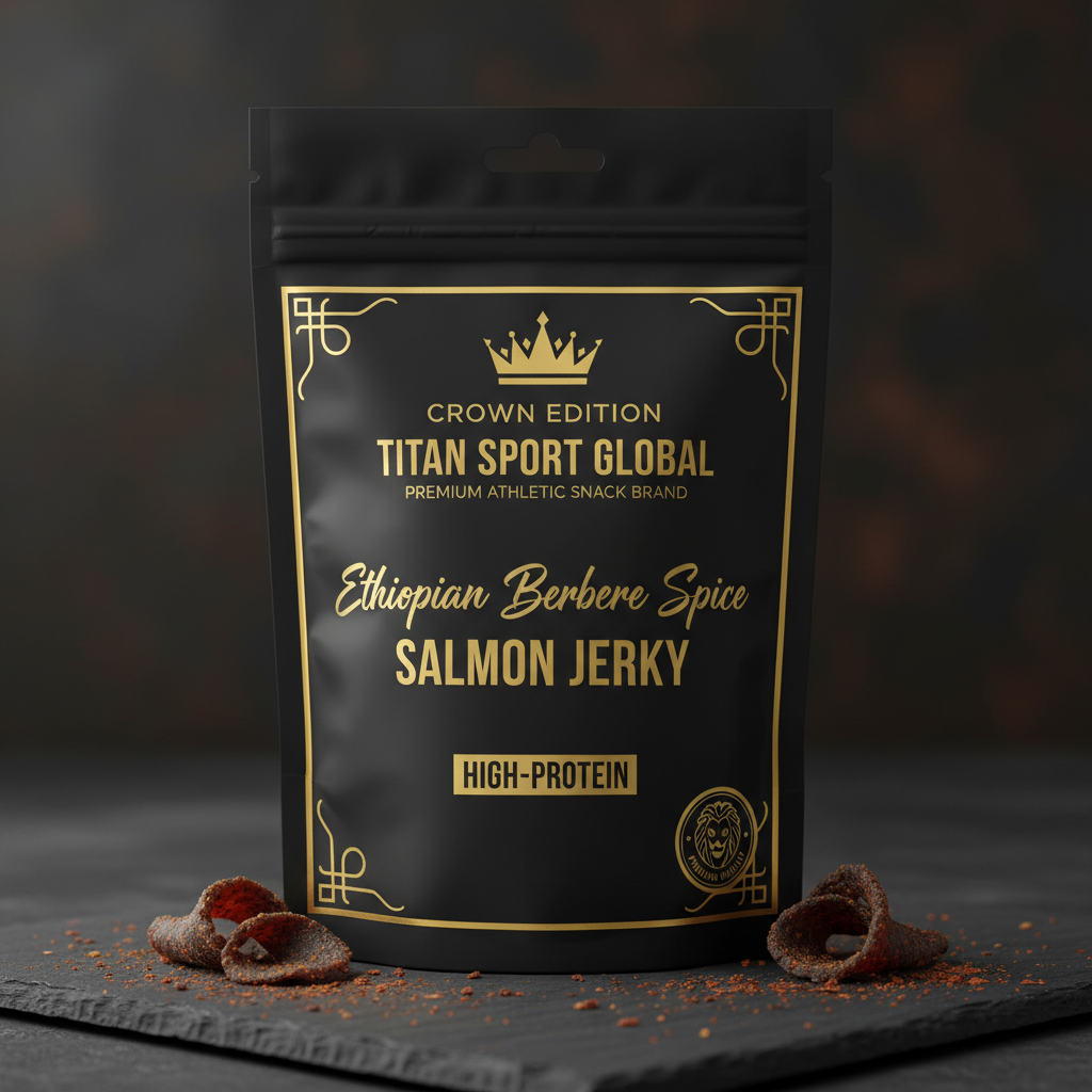 Ethiopian Berbere Spice Salmon Jerky — TITAN SPORT GLOBAL