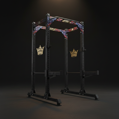 TITAN Crown Edition Power Rack — Full Cage with Pull-Up Bar & Safety Bars | Non-Electric Home Gym