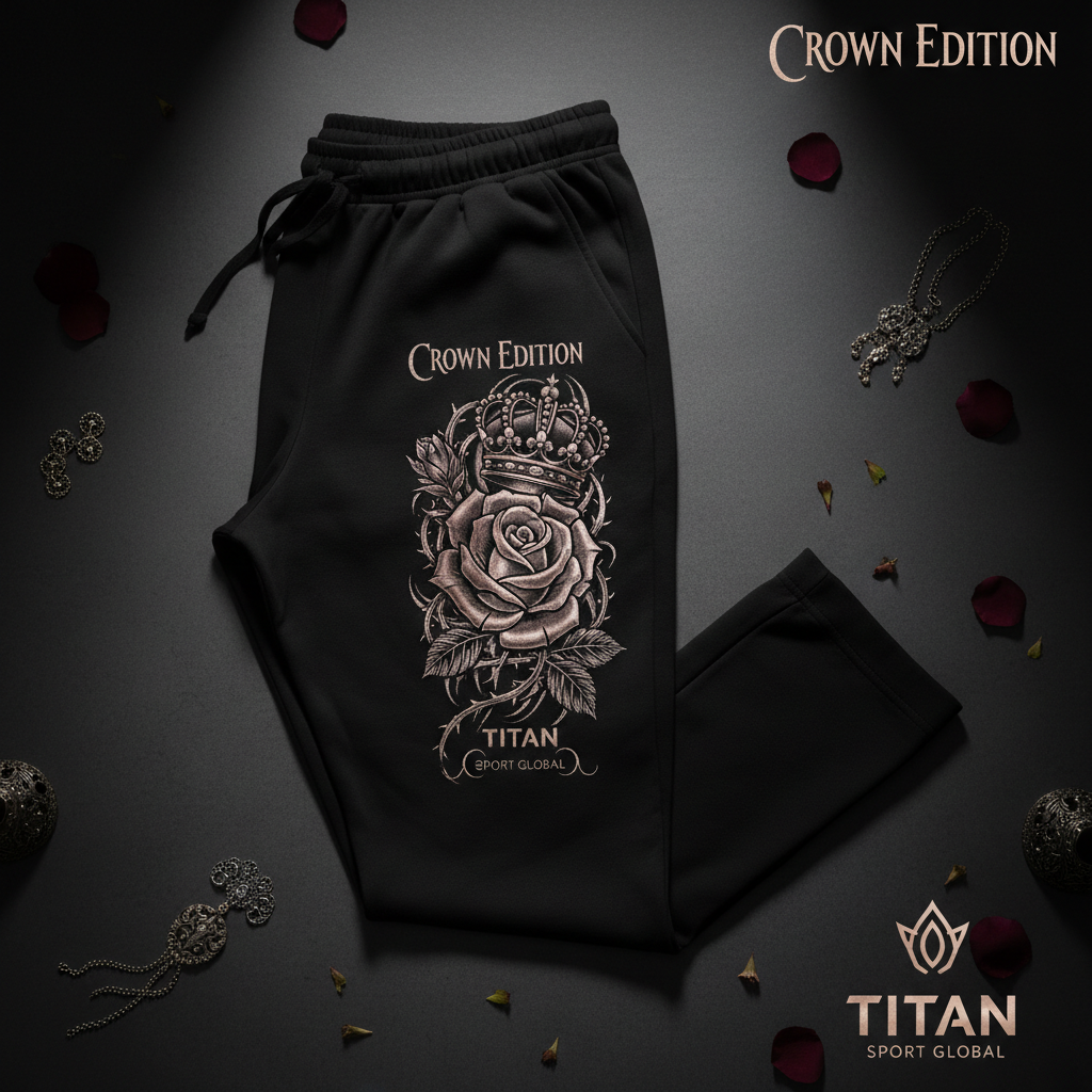 TITAN Women's Crown Edition Lounge Pants Rose Silver