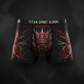TITAN Men's Boxer Briefs Crown Edition Ruby Red Platinum