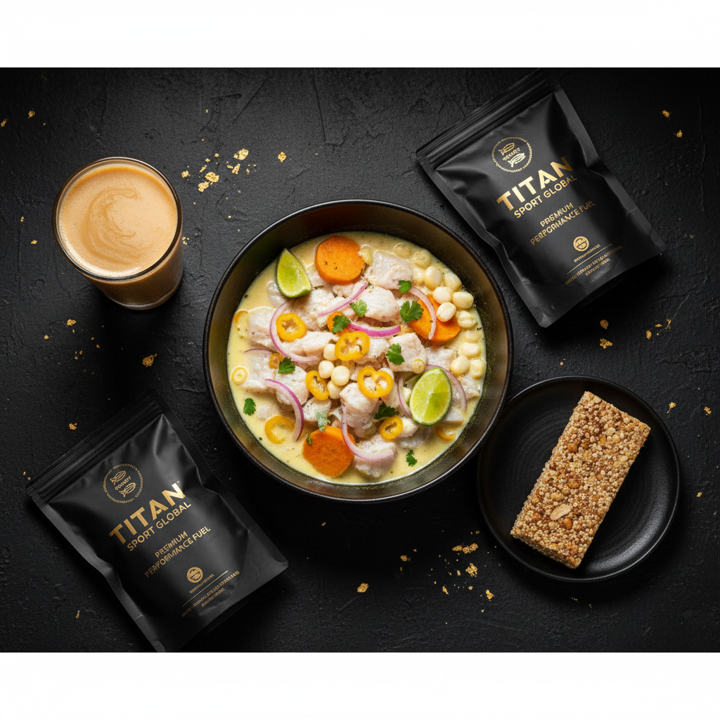 TITAN Crown Peruvian Ceviche Bowl high-protein fish weekly monthly meal plan bundle