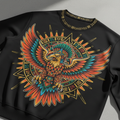 TITAN Women's Aztec Eagle Warrior Crewneck — Cuauhtli Edition