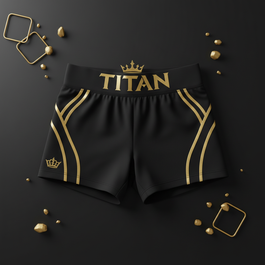 TITAN Crown Edition Cheerleading Compression Shorts