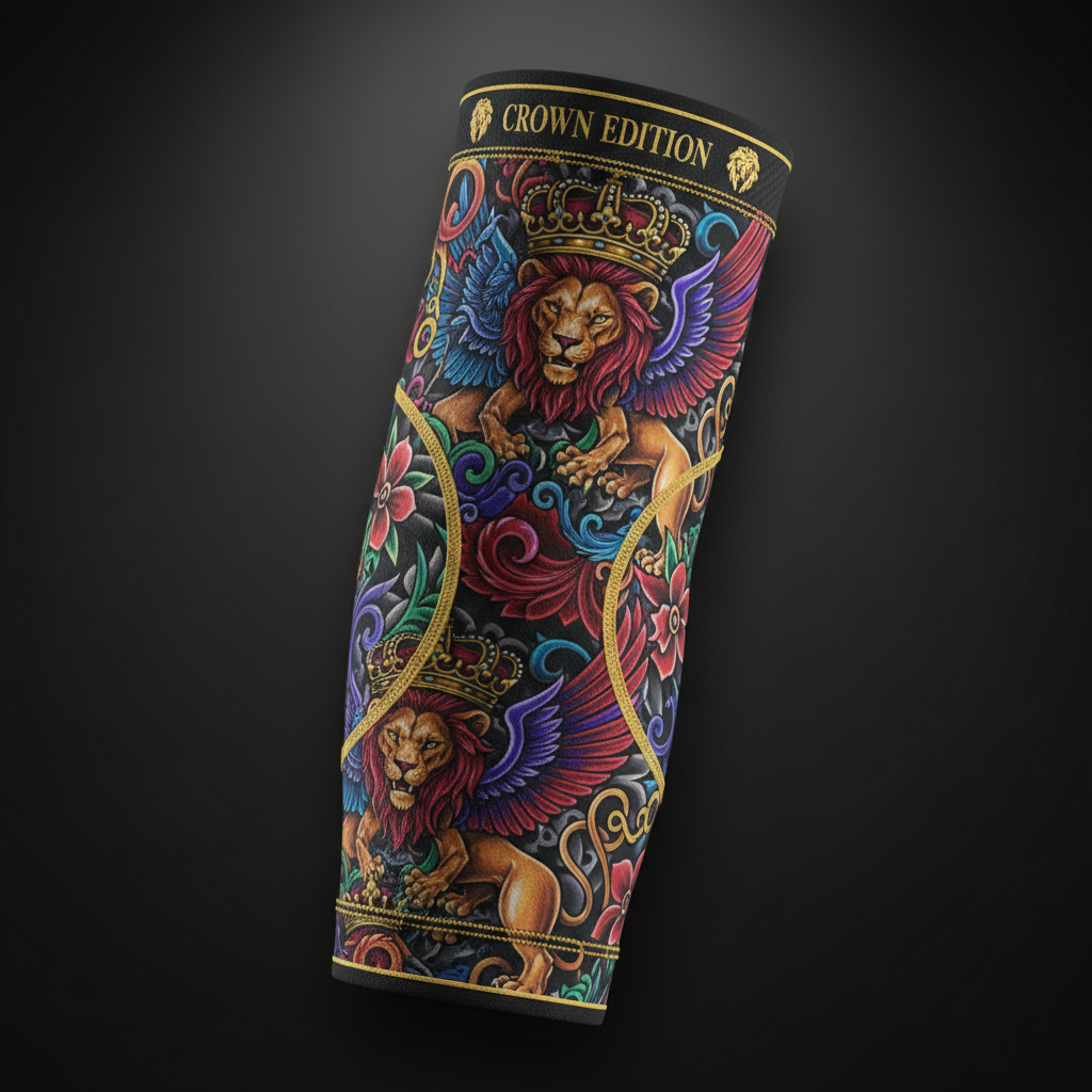 TITAN Crown Edition Tattoo Art Compression Elbow Sleeve