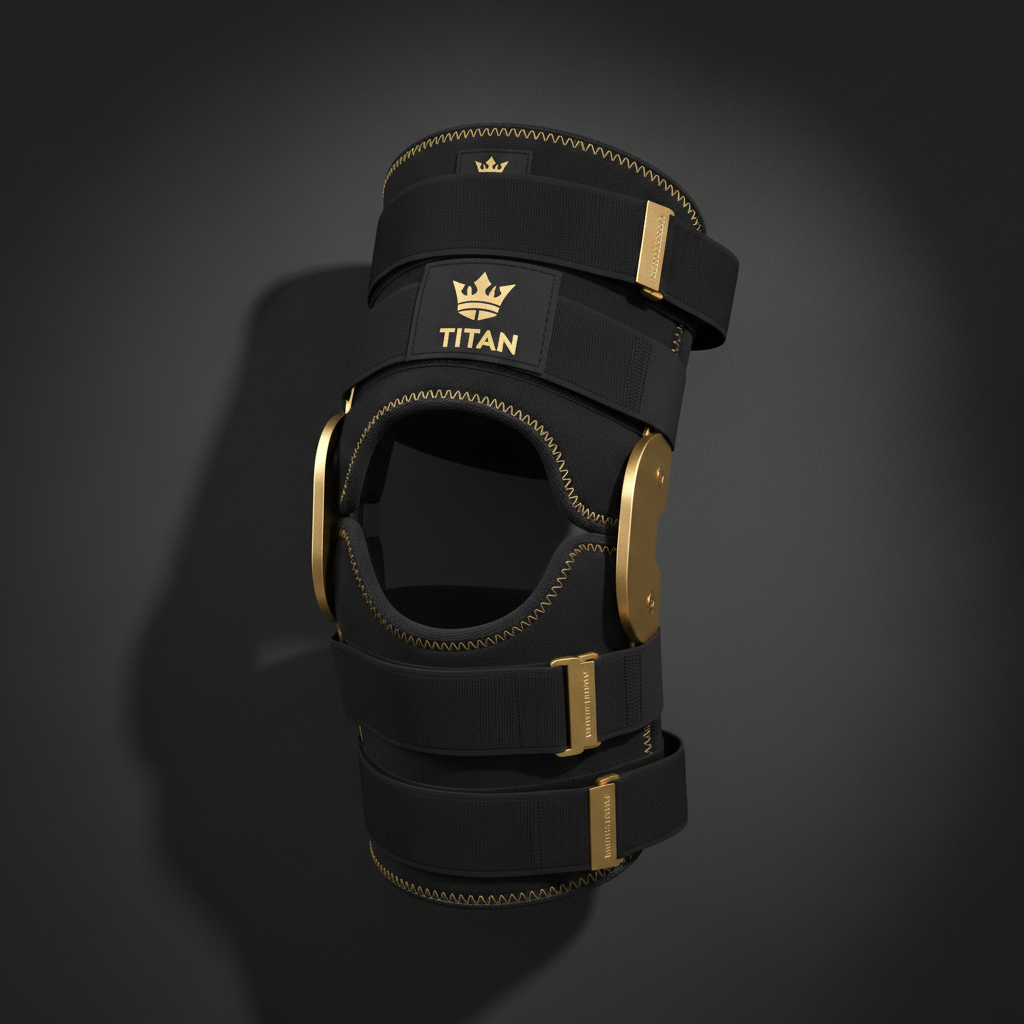 TITAN Compression Knee Brace - Hinged Support for ACL & Meniscus