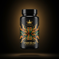 TITAN Vitamin D3+K2 Organic supplement bottle