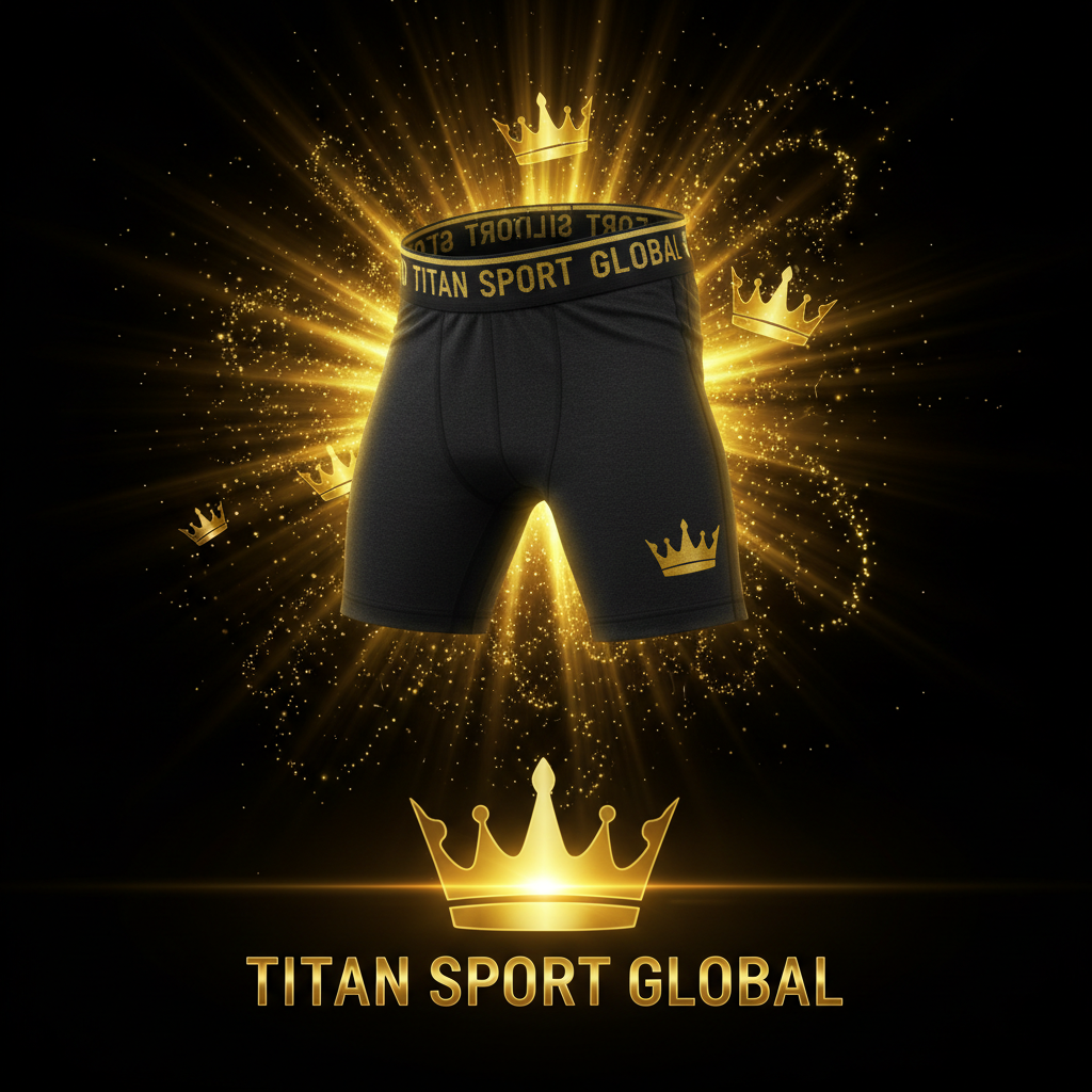 TITAN SPORT GLOBAL youth compression shorts crown edition