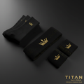 TITAN Crown Accessory Pack — Gold Crown Edition flat lay
