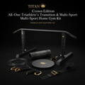 TITAN All-In-One Triathlete's Multi-Sport Conditioning Home Gym Kit — Crown Edition