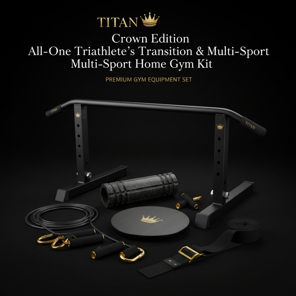 TITAN All-In-One Triathlete's Multi-Sport Conditioning Home Gym Kit — Crown Edition