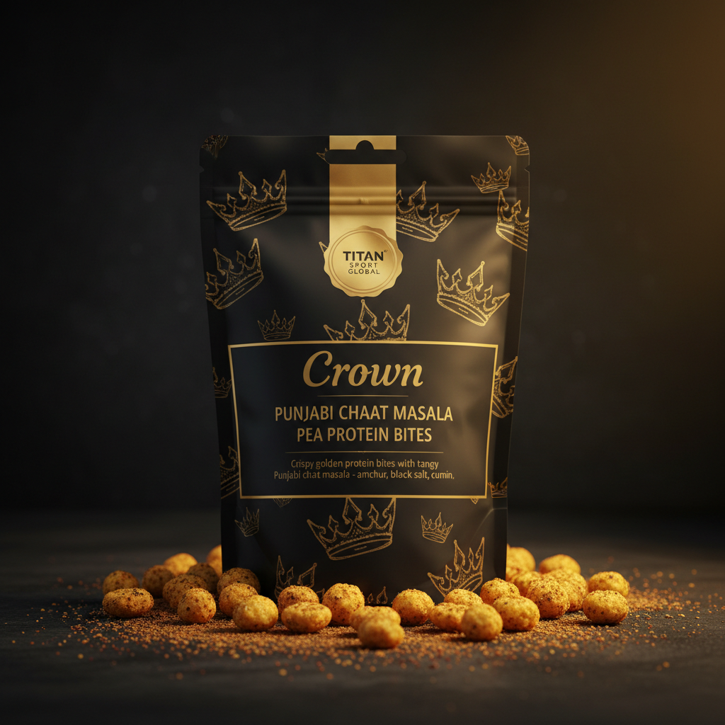 Crown Punjabi Chaat Masala Pea Protein Bites - TITAN SPORT GLOBAL