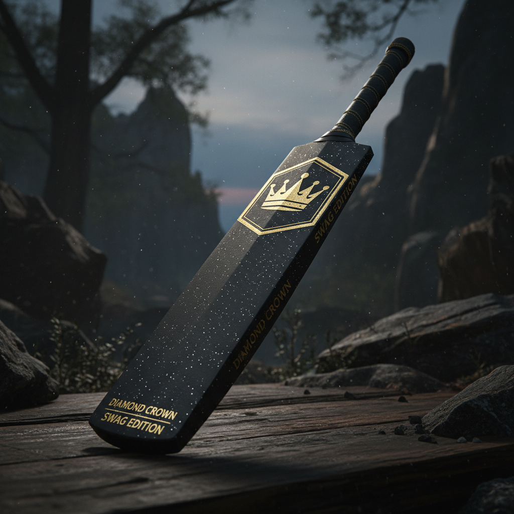 TITAN Off-Grid Cricket Bat Diamond Crown SWAG Edition