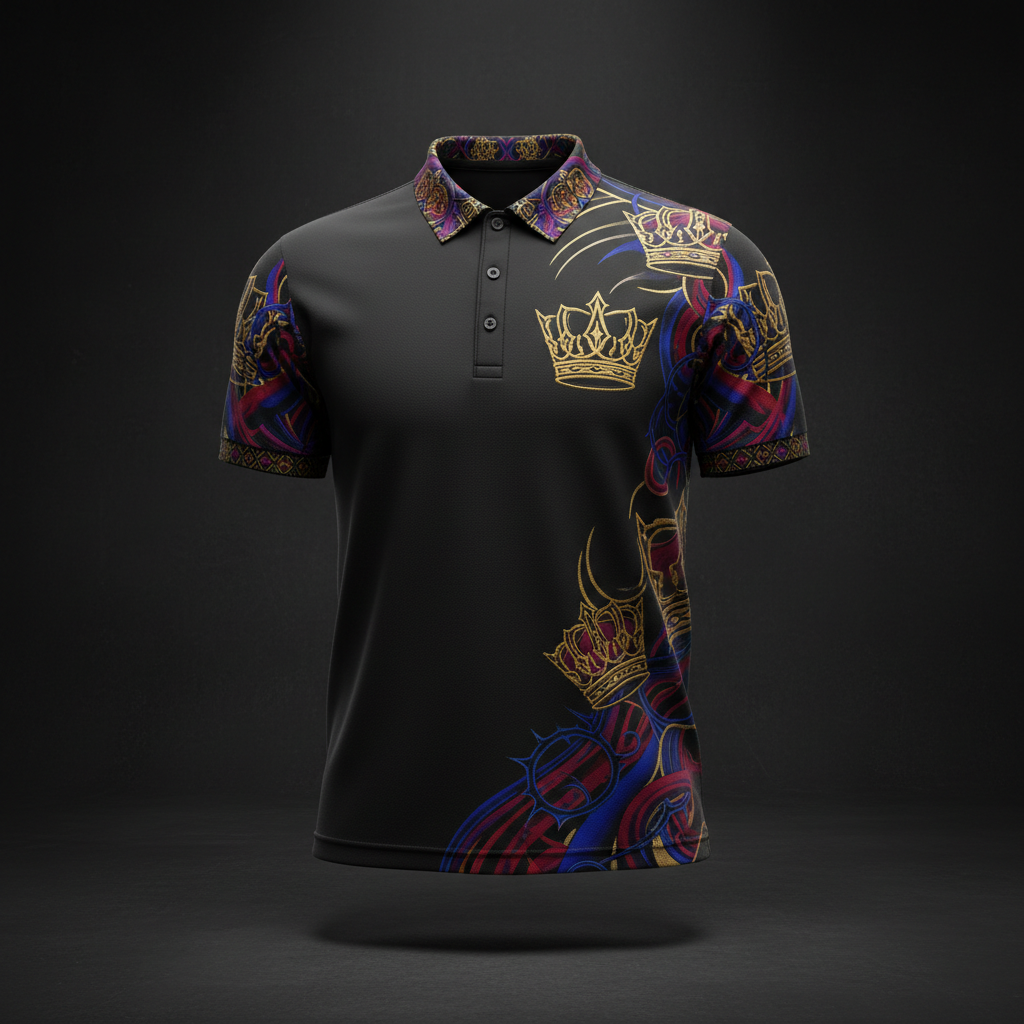 TITAN Men's Polo Shirt - Crown Edition