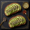 TITAN Avocado Hemp Seed Toast Snack