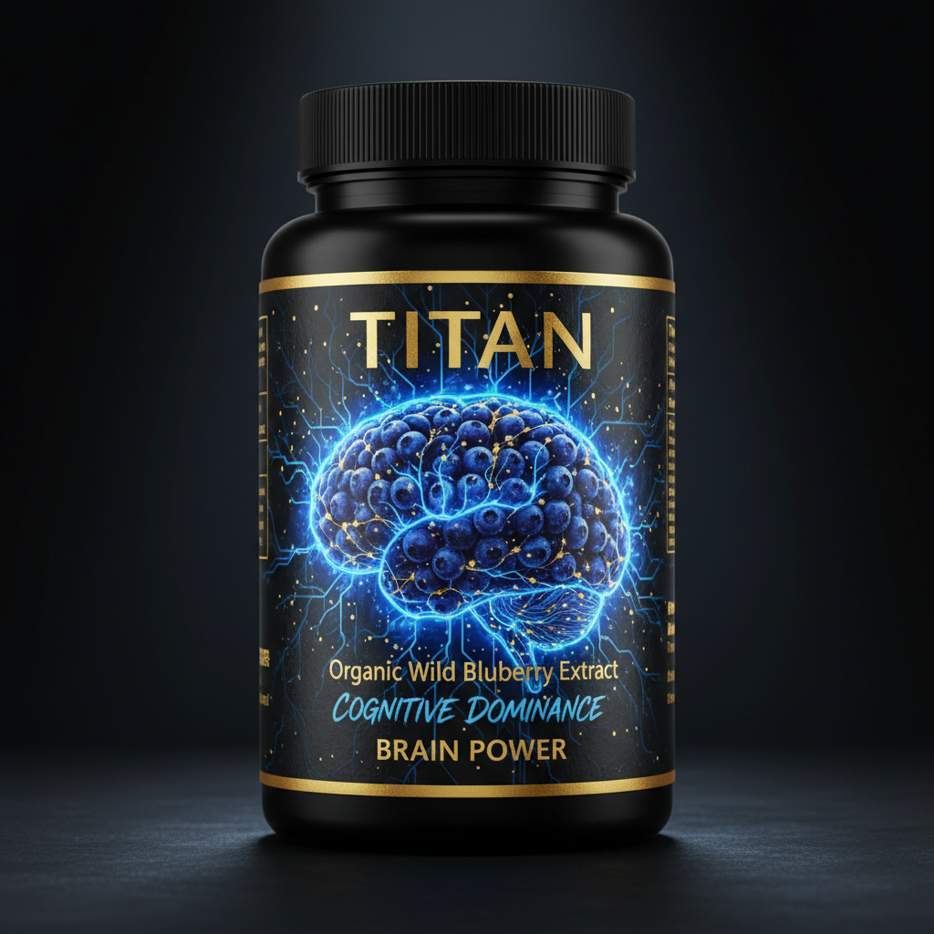 TITAN Organic Blueberry Extract - Brain & Vision Superfruit