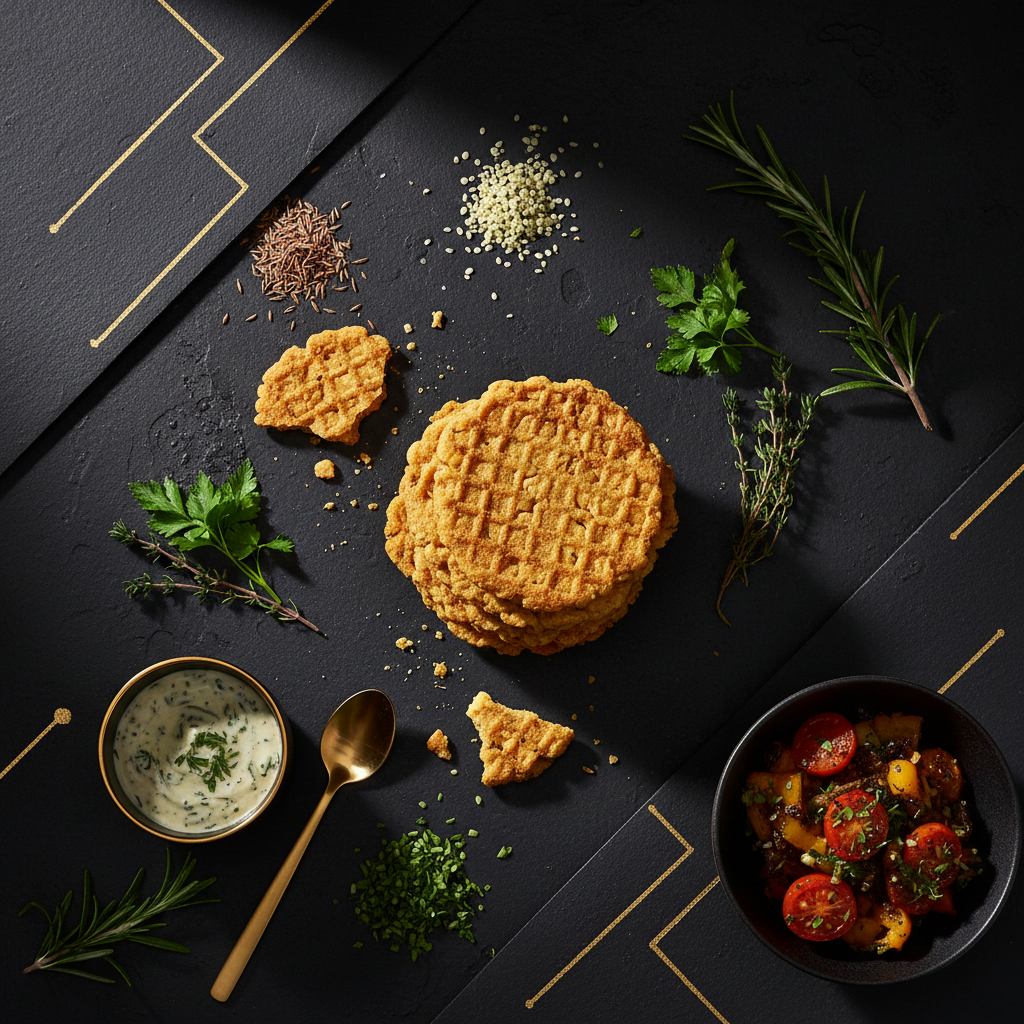 TITAN Chickpea Flour Savory Wafer Snack