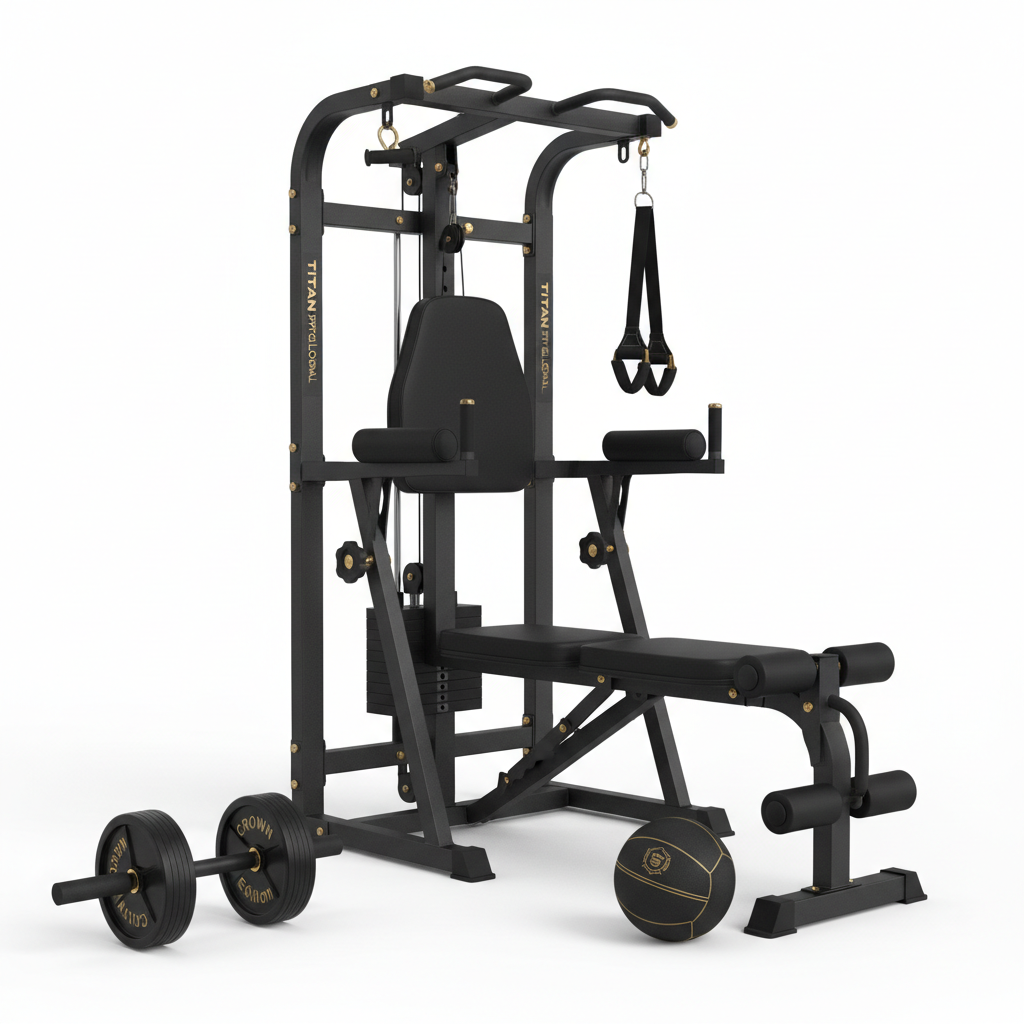 TITAN Core & Ab Home Gym Training System — Crown Edition