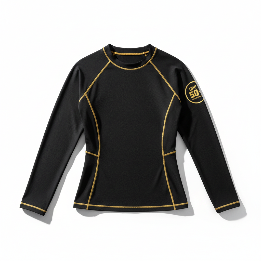 TITAN Women's Rash Guard - Long Sleeve UPF 50+ Athletic Fit