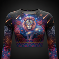 TITAN Women’s Celestial Lioness Galaxy Long Sleeve Crop — Sekhmet Edition