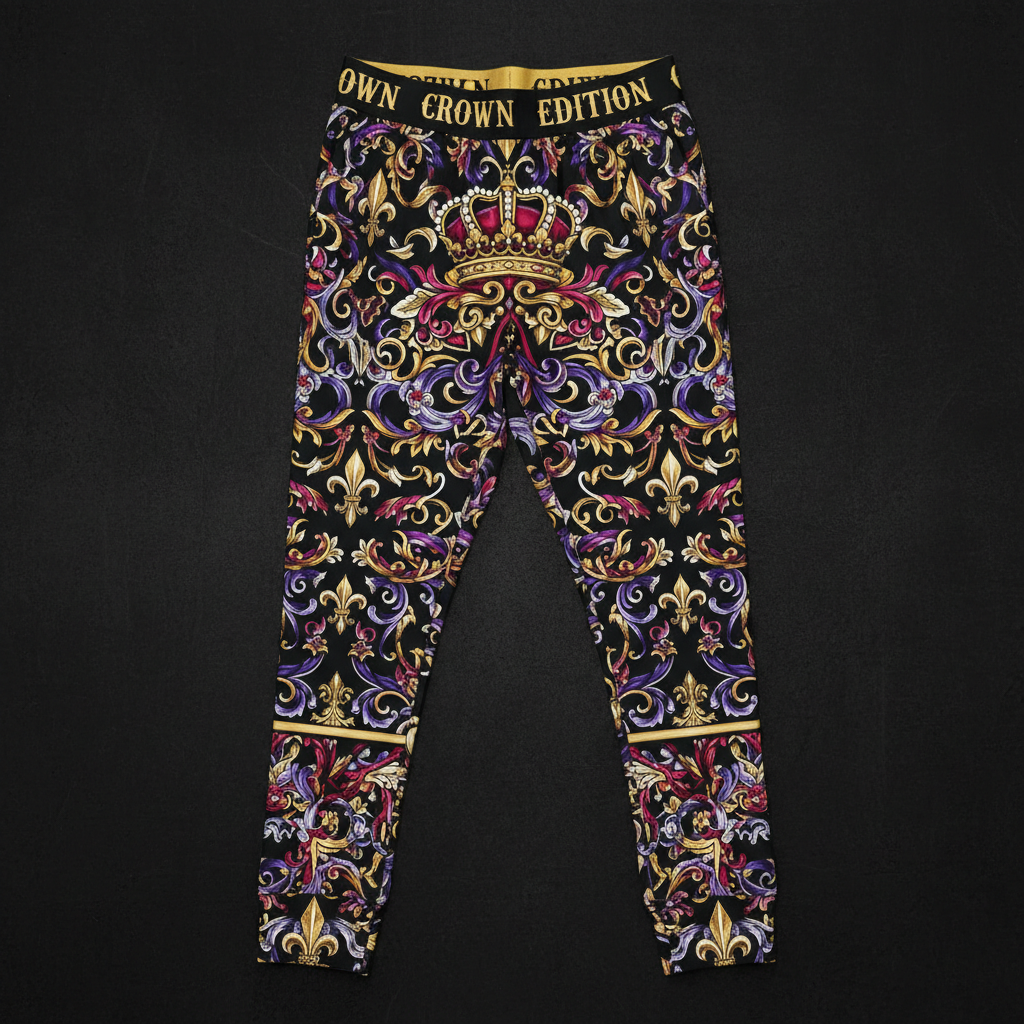 TITAN Crown Edition Tattoo Art Baroque Joggers Women's Athletic Bottoms