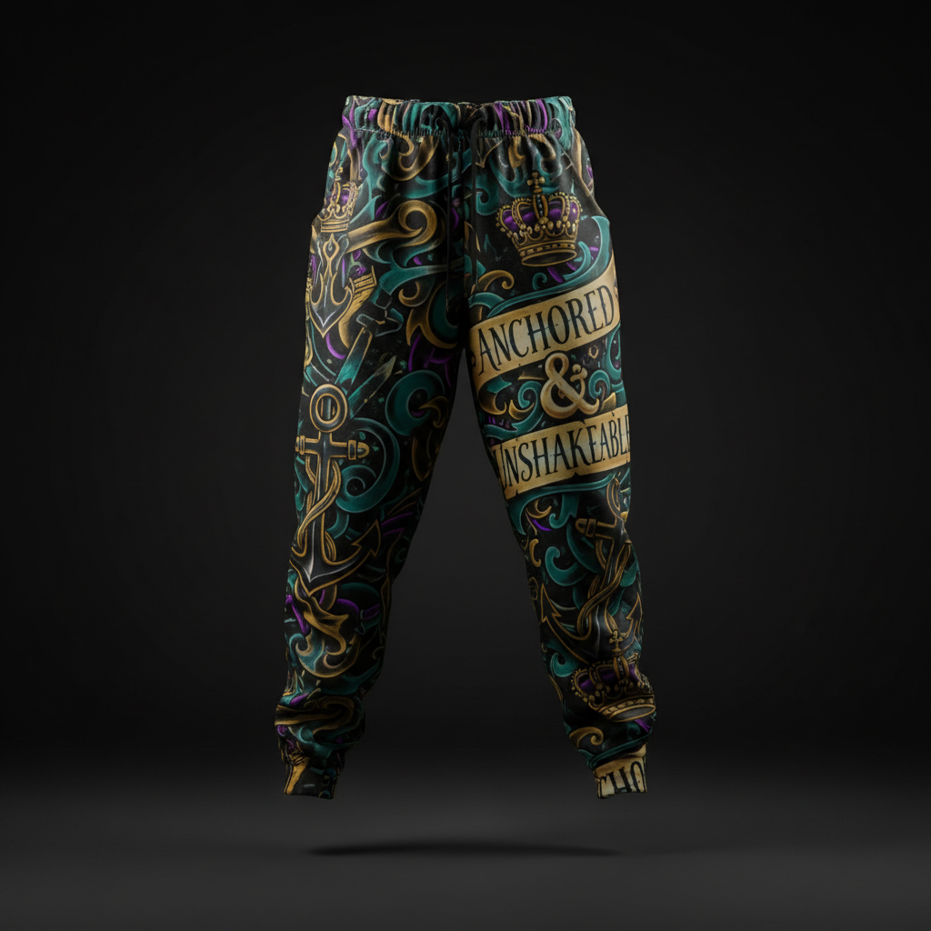 Women's Joggers — Anchored & Unshakeable — Crown Edition