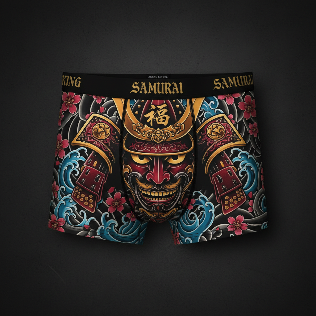 TITAN Men's Boxer Briefs Samurai Crown Edition