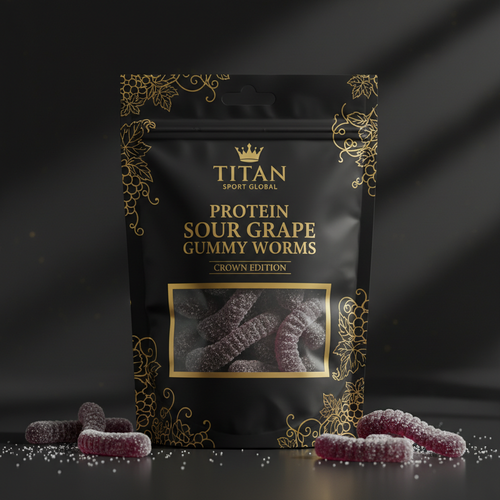 Crown High-Protein Sour Grape Worms