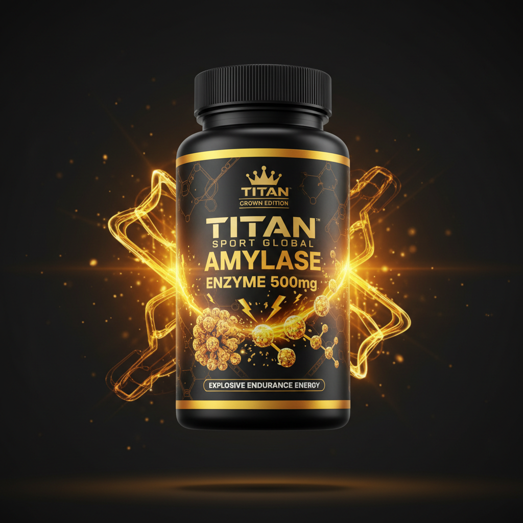 TITAN Amylase Enzyme 500mg - Crown Edition bottle shot