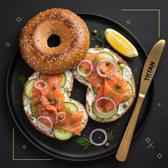 TITAN Smoked Salmon Everything Bagel Breakfast — Weekly & Monthly Plan