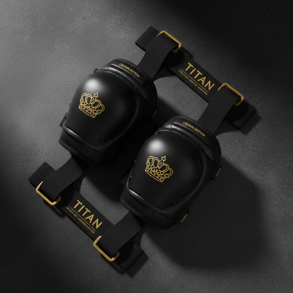 TITAN Crown Edition World's Best Skateboard Elbow Pads