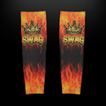 TITAN Basketball Arm Sleeves Tiger Flame Crown SWAG Edition