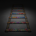TITAN Crown Edition Agility Speed Ladder — Crown Edition matte black and gold