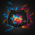 TITAN Running Shorts - Crown Edition flat lay