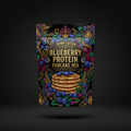 TITAN Protein Pancake Mix Blueberry — Crown Edition bold tattoo-style artwork