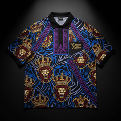 TITAN Crown Edition Tattoo Art Men's Lounge Polo - Lion Court Series Vol. 1