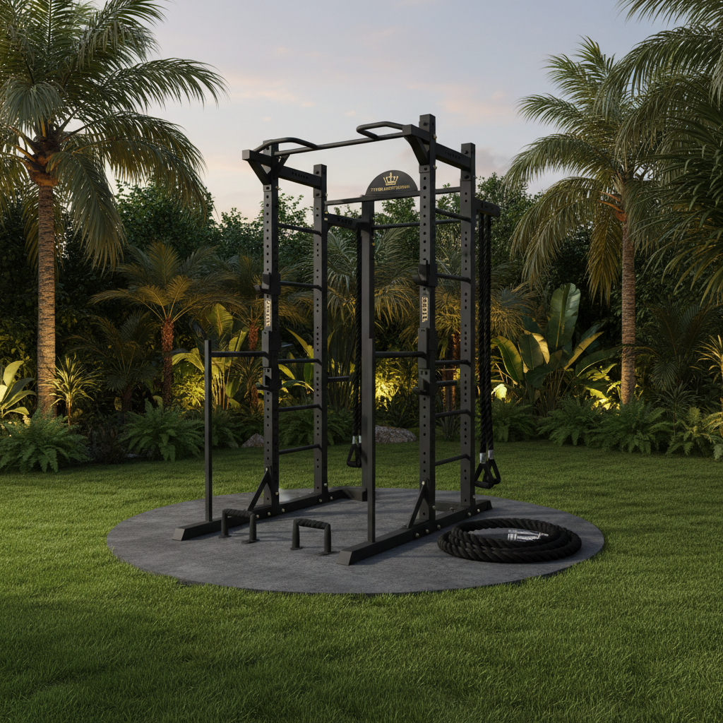TITAN All-In-One Outdoor Backyard Home Gym Station Crown Edition