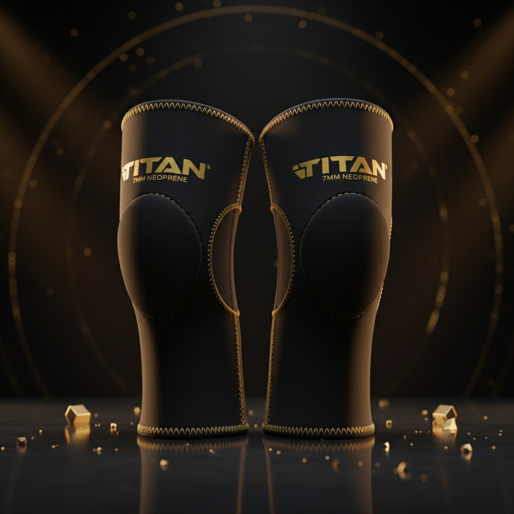 TITAN Knee Sleeves 7mm Neoprene Pair