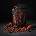 TITAN Protein Granola – Dark Chocolate Berry, premium product photography