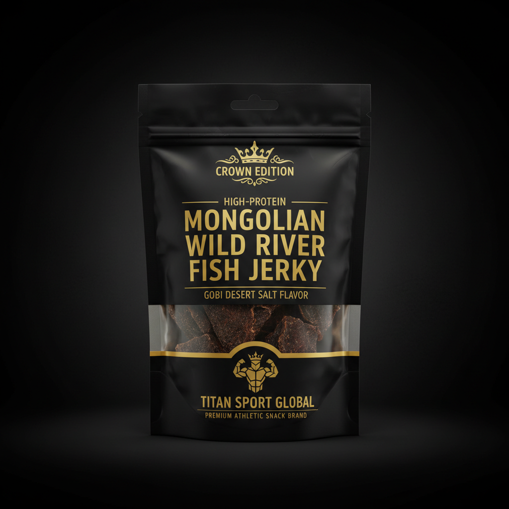 Mongolian Gobi Salt Wild River Taimen Jerky — TITAN SPORT GLOBAL