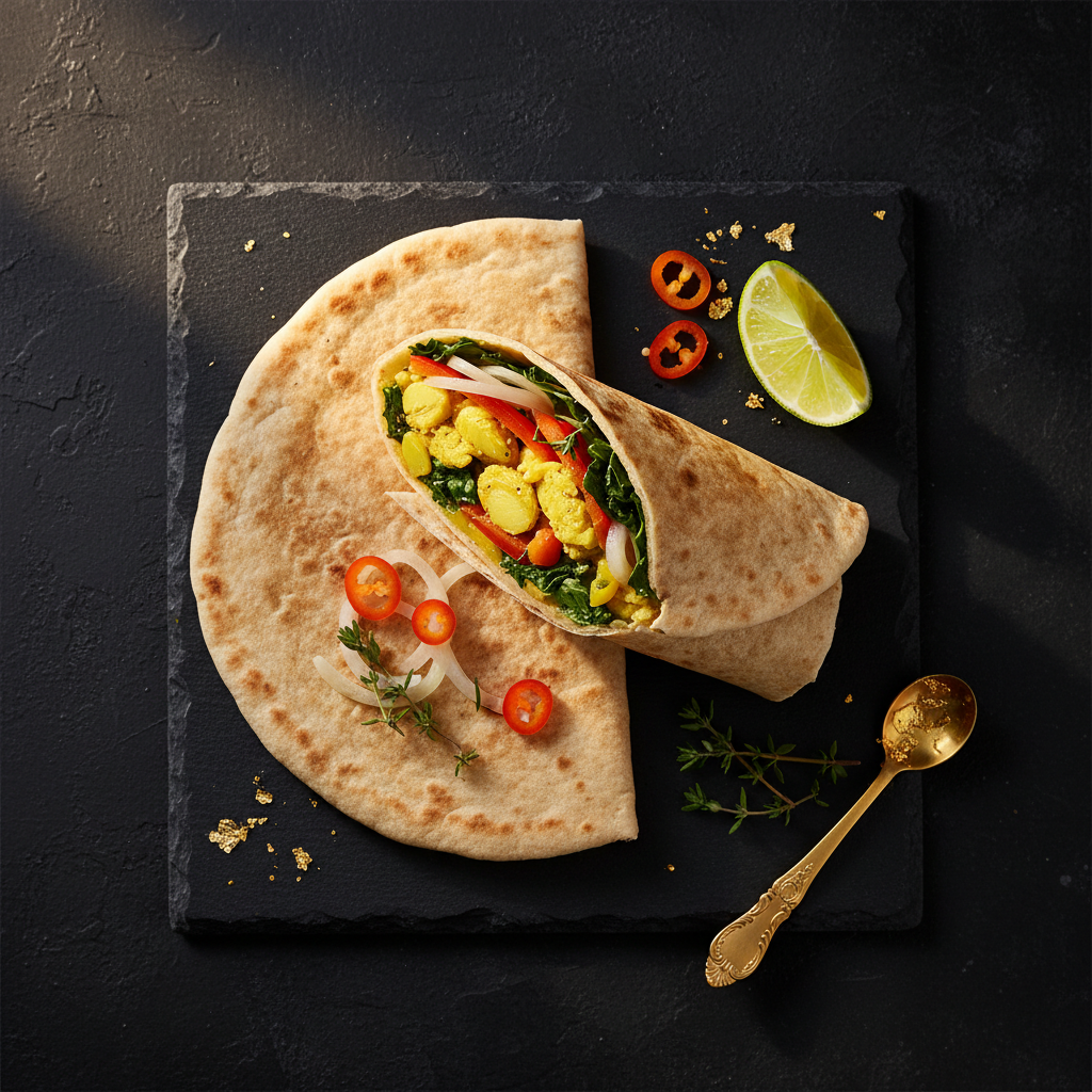TITAN Jamaican Vegan Ackee Wrap Lunch