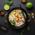 TITAN Laotian Vegan Khao Piak Sen Rice Noodle Soup Breakfast