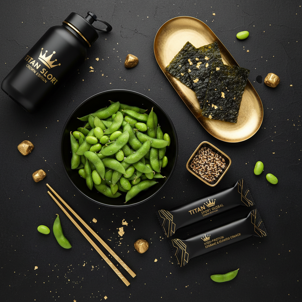 TITAN High-Protein Edamame & Seaweed Snack Pack