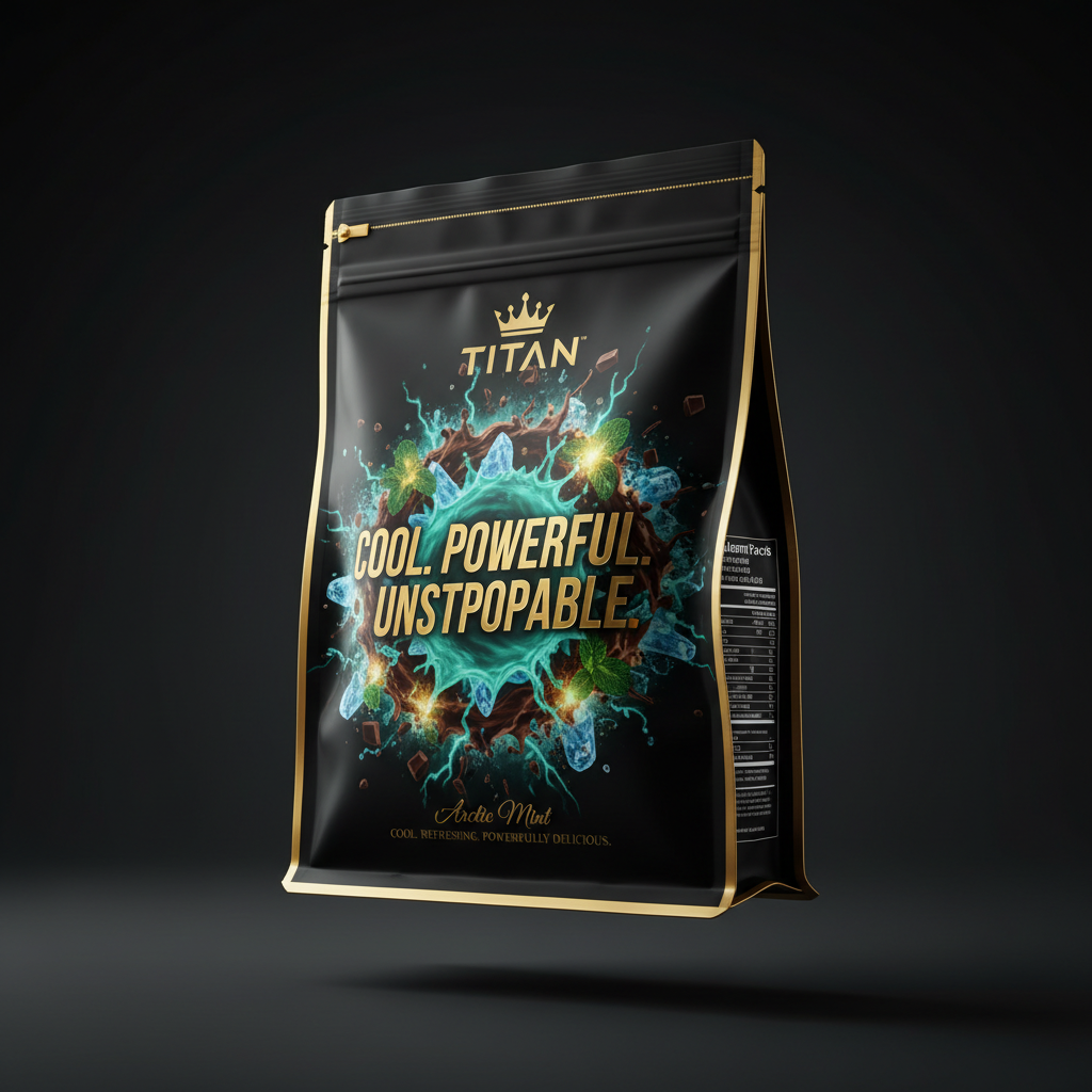 TITAN Whey Protein Mint Chocolate - Arctic Mint Crown Edition Design