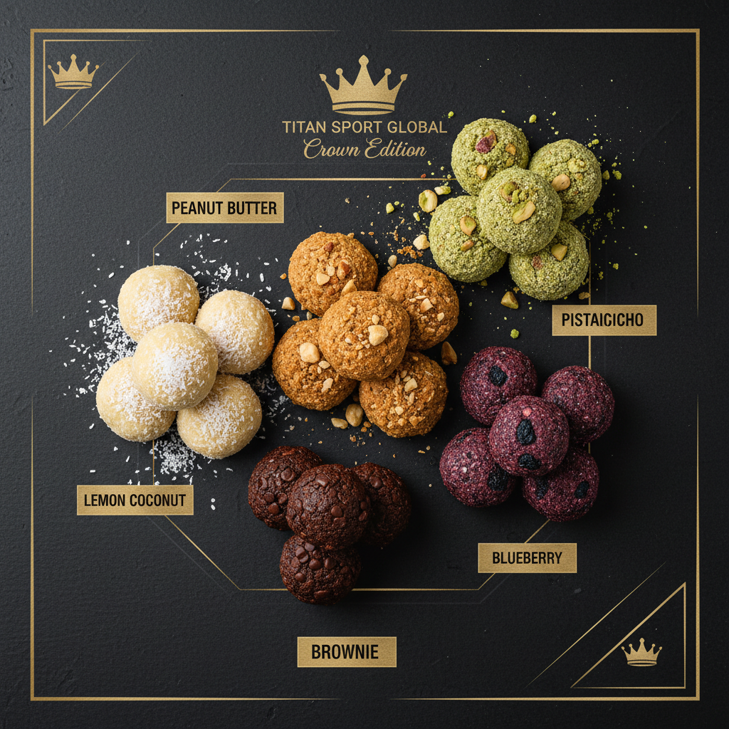 TITAN High-Protein Energy Bites — 5 Flavors